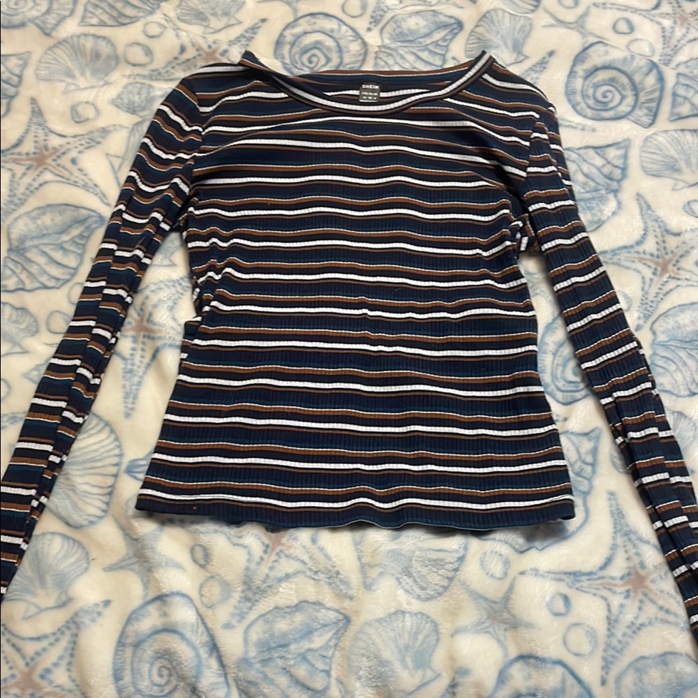 Striped Long Sleeve Top